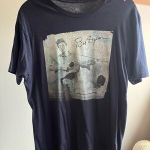 🎸 Bob Dylan Vintage Graphic T-Shirt – Size M – Dark Blue